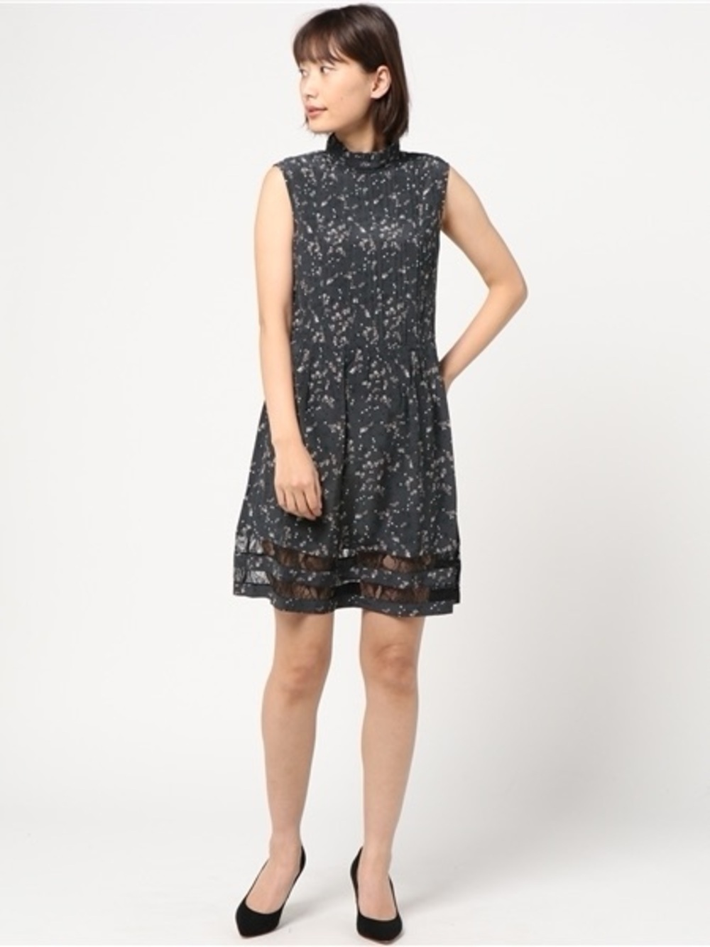 Allsaints Lolita Blume Silk Dress, size 4